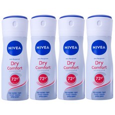 니베아 드라이 콤포트 데오드란트, 60ml, 4개