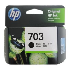 HP NO.703 정품잉크, 검정, 1개