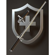 UANY 호신용 방패 삼단봉 경찰봉 진압봉 3단봉 67cm, 1개