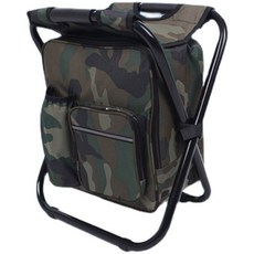 양산고무신 접이식 캠핑 의자 배낭 가방 휴대용 좌석, 아미 백팩