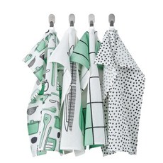 이케아 쉐프 행주 티타월 4P 세트 45x60cm 린니그 RINNIG, 1set