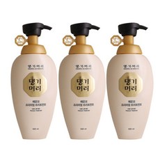 댕기머리 해운모 트리트먼트 500ml + 샴푸샘플 증정, 3개