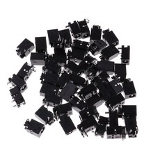 Zeyuan 50 개 / 몫 4.0mm X 1.7mm DC 전원 잭 소켓 PCB 마운트 커넥터, 1개