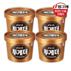 빙그레 투게더 바닐라(대) 900ml 4개, 단일옵션