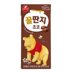 서울우유 초코 꿀딴지 멸균우유팩 180ml x 20개