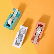 델리 누사인 ABS테이프 디스펜서 [NS121], 로즈핑크, 1개