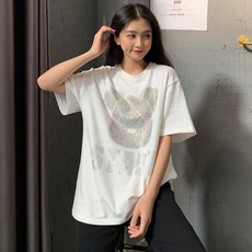 여성 루즈핏 편안한 박스티 오버핏