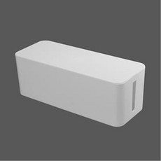 MDG5274 베이직 케이블 멀티탭 정리함 32cm 화이트 코드정리 컴퓨터선정리/멀티탭보관함/사무실전선정리기/멀티탭수납함, 상세설명참조