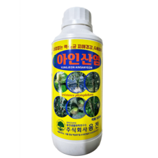 융전 아인산염 액제 500ml 식물영양제 오이 고추 노균병 들깨 참깨 사과 역병 진목초액, 1개