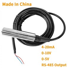 압력 센서 sensor 수위 트랜스미터 5M 10M 20M 액체 레벨 4-20mA 0-10V RS485 측정기 변환기, 2M Range 2M Cable, 1-5V Output, 1개