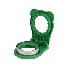 샌드위치 커터 및 실러 원형 DIY 빵 샌드위치 커터 도시락 벤토스 만들기 몰드 주방 베이킹 도구, 초록의, 1개