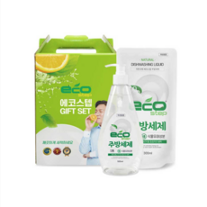 에코스텝 1종 주방세제 본품500ml+리필300ml, 본품1+리필1, 1개