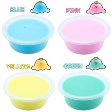 UB toy 바풍 슬라임 대용량, 4개, 4컬러 골고루