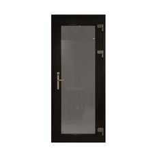 소프트브릭 에코 G23 [블랙] 독일식 시스템방음문 터닝도어 시스템도어, 방음문 에코 G23 비규격사이즈(900*2100 외), A. 투명유리_기본, A. 손잡이_기본, 1개