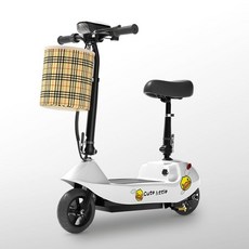 앉아서타는 전동킥보드 좌식 대리운전 스쿠터 전동 이동수단, 블랙 10A, 24V, 블랙 10A 24V