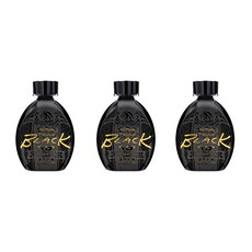 Ed Hardy 에드 하디 블랙 XXX 인스턴트 다크 컬러 태닝 로션 400ml 3팩, 3개