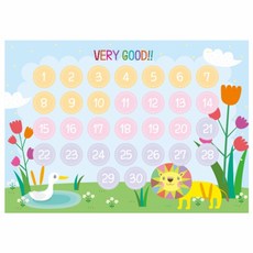 라라무역 / 칭찬스탬프판 사자 10개묶음, 본상품