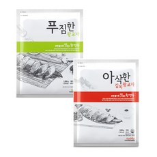 한만두 푸짐한 왕교자 세트, 2개, 1000g