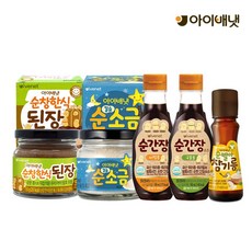 아이배냇 순한양념세트 국물간장+비빔간장+소금+된장+참기름