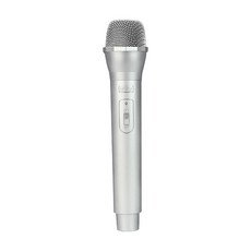 코스프레 파티 소품용 마이크, 1개, 실버 1개, 실버