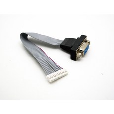 12P 15P VGA 암 D-Sub 어댑터 12 핀 15 커넥터 길이 150mm Lcd led 용 숏 케이블 DIY D-sub 라인, [02] 5PCS, 02 5PCS, 5개