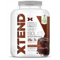 사이베이션 엑스텐드 프로 웨이 프로틴 아이솔레이트 단백질 보충제 초콜릿 라바 케이크 글루텐 프리, 1개, 2.3kg
