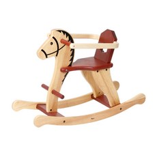 유아용원목목마