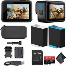 GoPro Hero 11 HERO11 Black 5.3K Ultra HD 비디오가 포함된 방수 액션 카메라 27MP 사진 11.9인치 이미지 센서 라이브 스트리밍 웹캠 안정화, 128GB_Retail