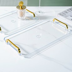 메리테이블 투명 트레이 플레이트 쟁반, 본상품선택, 1개