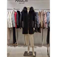 안지크 폭스후드 수리알파카코트 DH4FJ6930