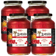 꽃샘 꿀 오미자차, 1kg, 1개입, 4개