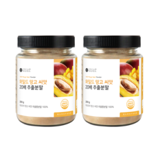 바로푸드 와일드망고 씨앗 추출분말, 2개, 200g