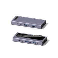 Hagibis M.2 SSD 인클로저가 있는 USB C 허브 마그네틱 커버 쉽게 분해할 수 있는 외장 하드 드라이브 인클로저 10Gbps USB 3.1 맥북 프로 아이폰 1