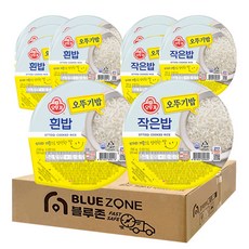  블루존 오뚜기밥 200g x 6개입 + 작은밥150 x 6개입 세트 1세트  상품 이미지