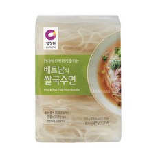 PG 청정원 베트남식 간편 즉석 쌀국수면 (3mm) 225g (2~3인분) X 3개 세트, 1세트, 쌀국수면 225g(3mm)