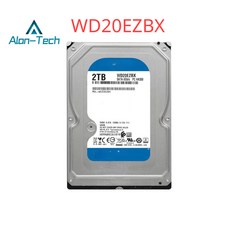 W-D WD20EZBX 블루 데스크탑 하드 디스크 드라이브 7200 RPM SATA 6 Gbs 256MB 캐시 3. 5인치 HDD 내장 2TB - 데스크탑하드디스크