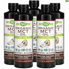 네이처스웨이 MCT 오일, 480ml, 5개