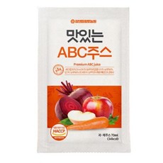 [참앤들황토농원] 맛있는 ABC주스 70ml 30포 1박스, 2.1L