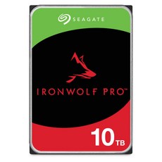 씨게이트 아이언울프 PRO 10TB 하드디스크 3.5 NAS HDD ST10000NT001 - 10tb하드디스크