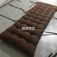 방석기타 단색 직사각형 두꺼운면 쇼파 시트 캔버스 신발장 매트 차판매점 길죽한 식탁의자방석, C02-다크커피색
