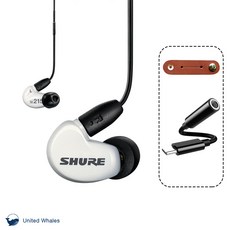 슈어 AONIC 215 UNI 인이어 이어폰 SHURE SE215 UNI 모니터 유선 이어셋 [삼아정품]