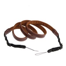 파나소닉용 PU 카메라 스트랩 루믹스 tz202 TZ200EB TZ100 TZ220 110 ZS80 70 220/100 TZ95 90 85/71 GF6 5 3/2 GM5, 06 Brown strap