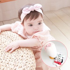 똥머리머리띠도트