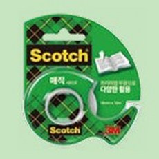 스카치 매직 테이프 810D 18mm x 30m 디스펜서, 3개