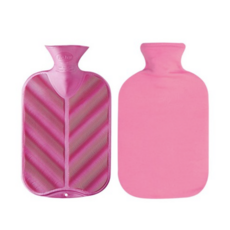  파쉬 3D 메탈 핫팩 물주머니 2L 랜덤 발송 + 면쭈리커버 핑크, 5세트 