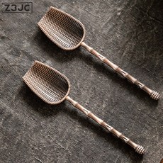 Z3JC 티스푼 알로이 티스푼 티삽 쿵푸 다기 액세서리 동취 티스푼 티스푼 티툴, 키티스푼-적동【2개입】, 2개