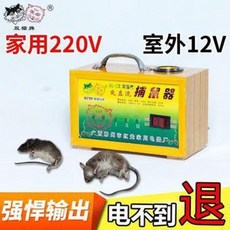 해충퇴치기 쥐덫 뉴트리아 두더지 마우스 트랩 포획기 트윈 캣 3용 소켓형 고압 스마트 전자 전기 고양이 야외 전용 12V 배터리
