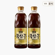 샘표 국산콩 양조간장 프리미엄 860ml 2병, 2개