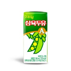 삼육두유 [삼육두유]고소한 A 190ml 48팩, 48개