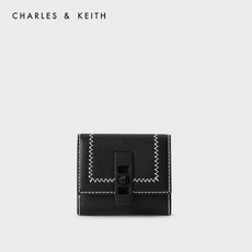 CHARLES & KEITH CK6-10770489 Follow Light Series Women's Quilted Short Wallet